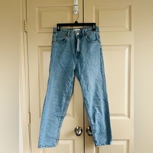 Distressed Waist Zara Mom Jeans Size 4